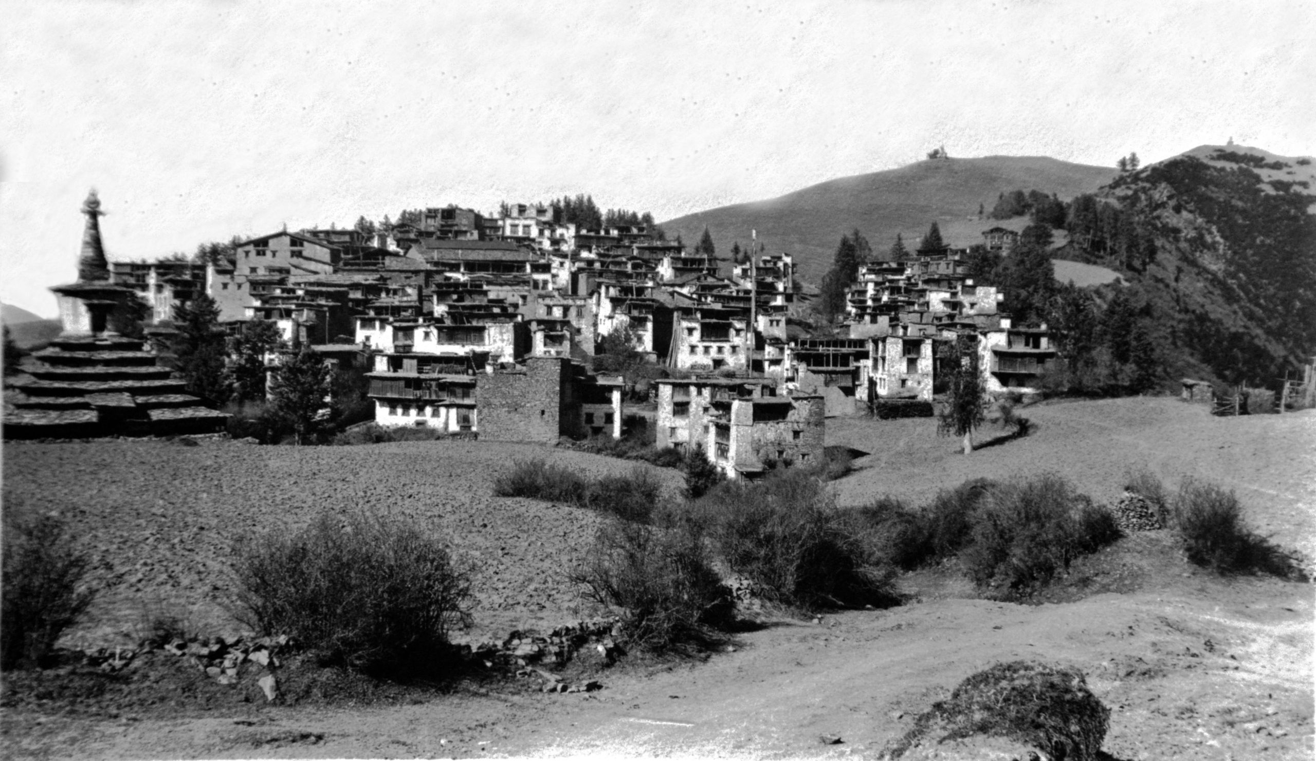 Picture of the lamasery at Ta Tsang Gomba (north of Cherh-tsz)