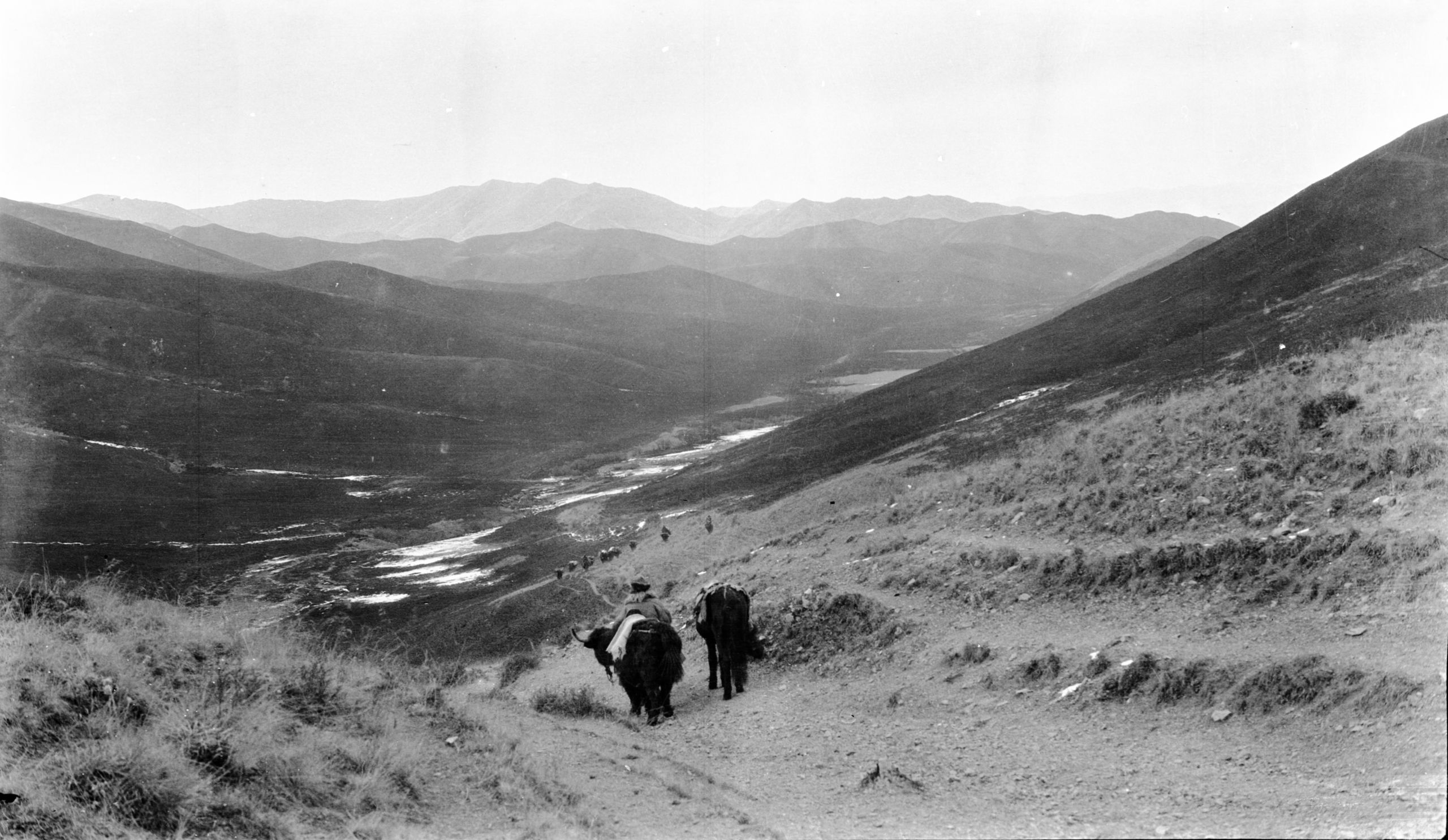 Picture of The descent down towards the White river nearing Sotsong Gomba